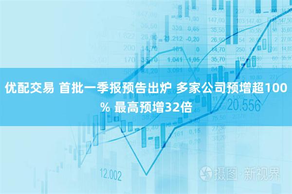 优配交易 首批一季报预告出炉 多家公司预增超100% 最高预增32倍