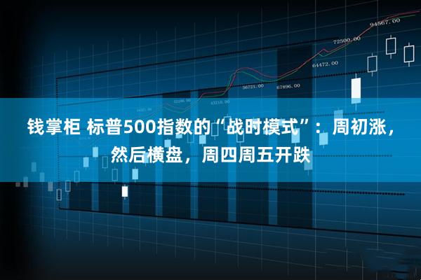 钱掌柜 标普500指数的“战时模式”:周初涨,然后横盘,周四周五开跌